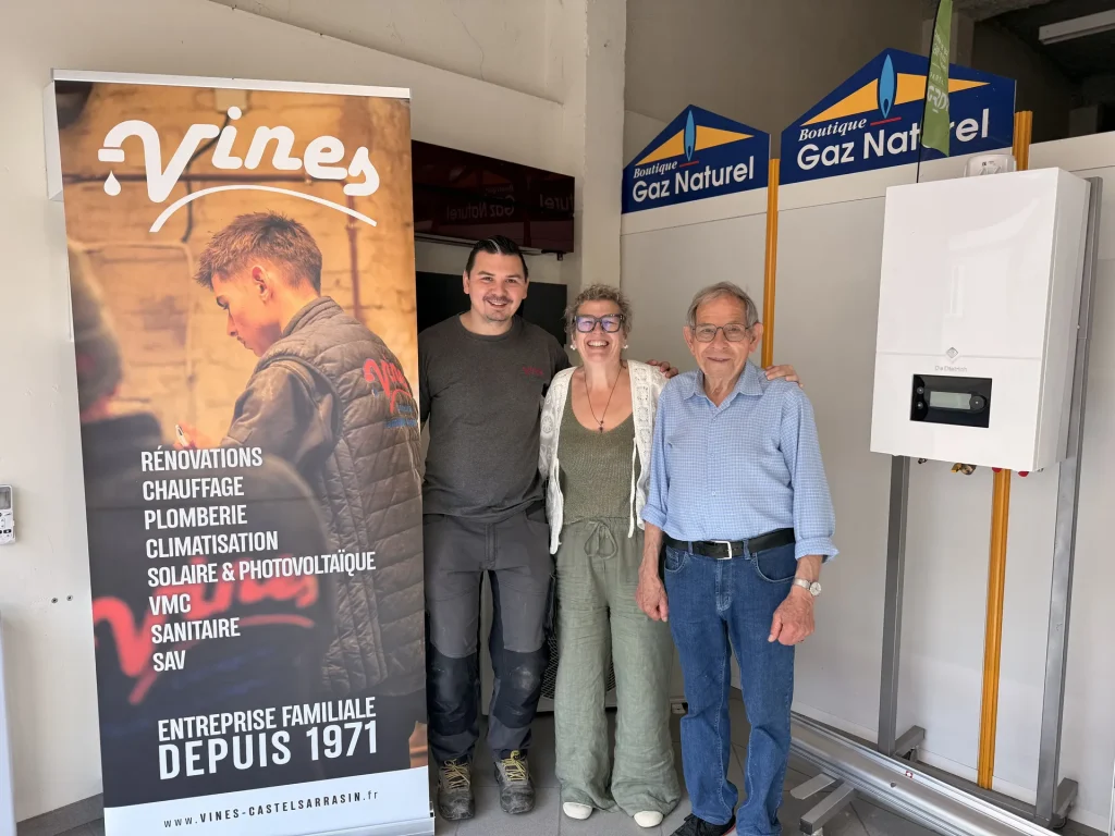 Julien VINES, Marie VINES et Albert VINES, trois générations de l’entreprise VINES